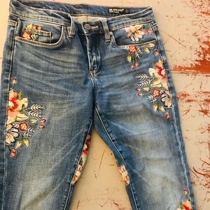 Blank NYC skinny classique embroidered jean